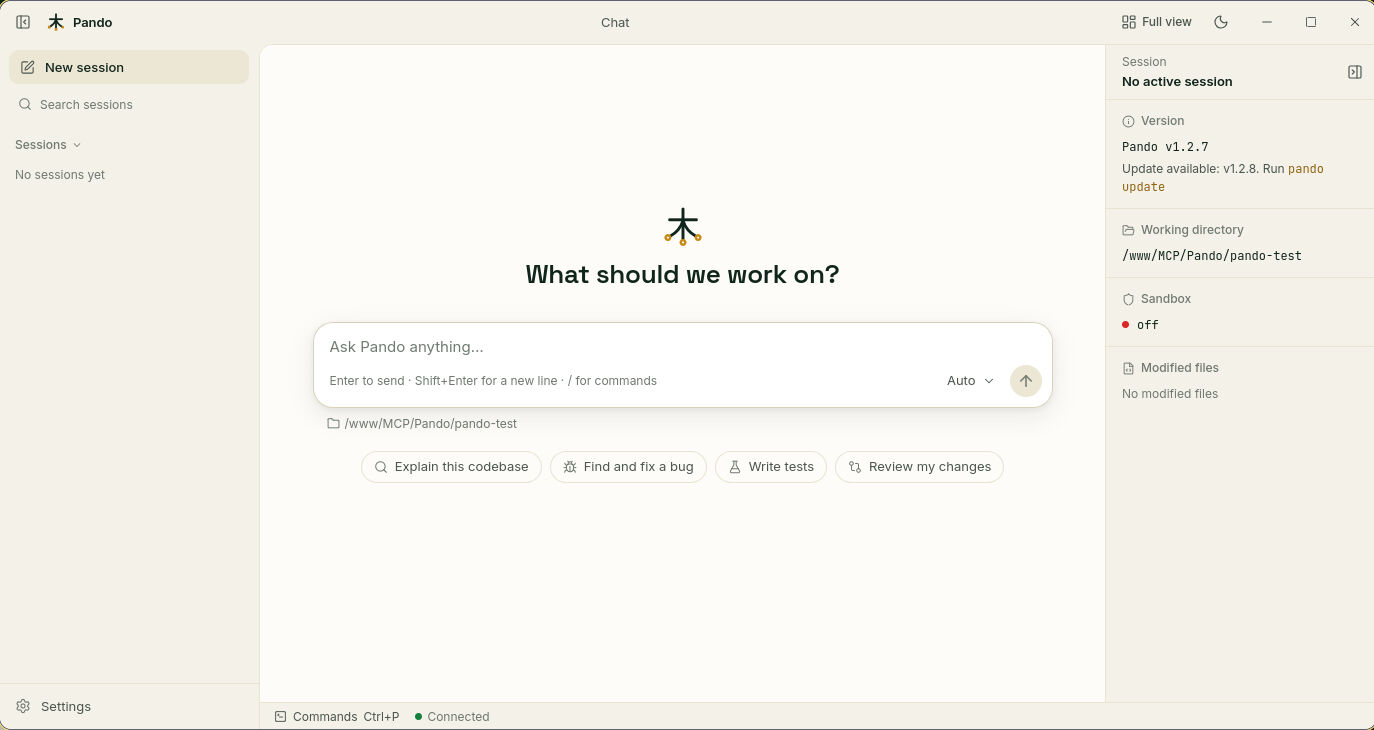 Simple chat view